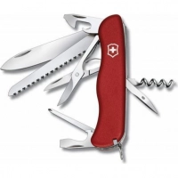 Мультитул Victorinox Outrider 0.8513, сталь X50CrMoV15, рукоять нейлон, красный купить в Белгороде