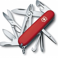 Нож перочинный Victorinox Deluxe Tinker, сталь X55CrMo14, рукоять Cellidor®, красный купить в Белгороде