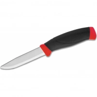 Нож с фиксированным лезвием Morakniv Companion F Rescue, сталь Sandvik 12С27, рукоять резина/пластик купить в Белгороде