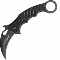 Складной нож Fox Karambit, сталь N690, рукоять стеклотекстолит G-10, чёрный купить в Белгороде