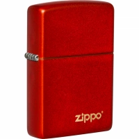 Зажигалка Classic Metallic Red ZIPPO с логотипом Zippo купить в Белгороде