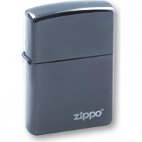 Зажигалка ZIPPO Classic с покрытием Black Ice®, латунь/сталь, чёрная, глянцевая, 36х12х56 мм купить в Белгороде