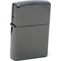 Зажигалка ZIPPO Classic с покрытием Ebony™, латунь/сталь, чёрная, глянцевая, 36x12x56 мм купить в Белгороде