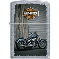 Зажигалка ZIPPO Harley-Davidson® Байк, с покрытием Street Chrome™, латунь/сталь, серебристая, 36x12x56 мм купить в Белгороде