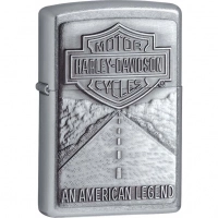 Зажигалка ZIPPO Harley-Davidson® Легенда, с покрытием Street Chrome™ купить в Белгороде