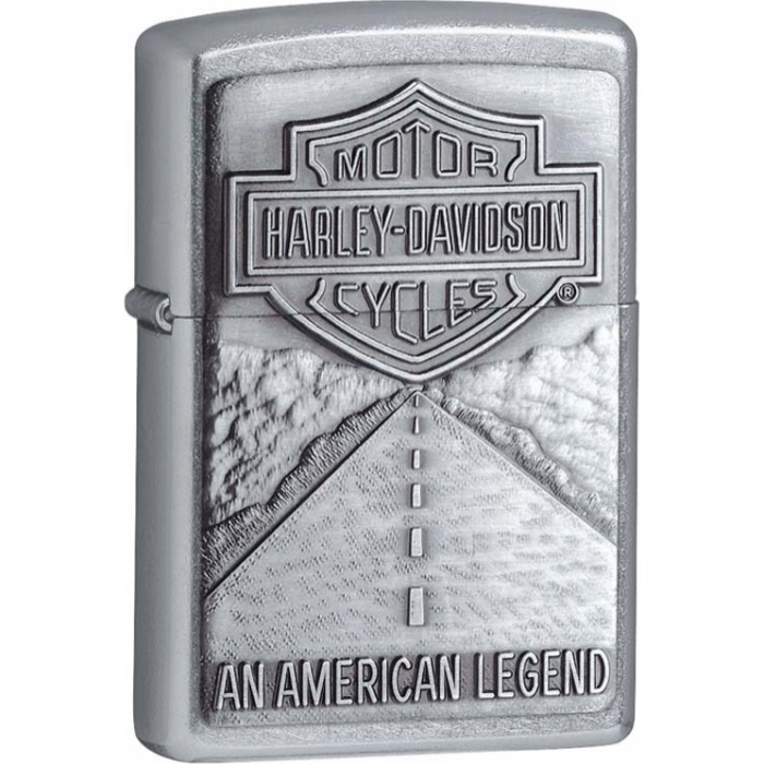 Зажигалка ZIPPO Harley-Davidson® Легенда, с покрытием Street Chrome™