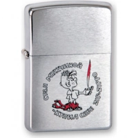 Зажигалка ZIPPO Мальчик, латунь с покрытием Brushed Chrome, серебристый, матовая, 36х12×56 мм купить в Белгороде