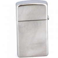 Зажигалка ZIPPO Slim® с покрытием Satin Chrome™, латунь/сталь, серебристая, матовая, 30х10×55 мм купить в Белгороде